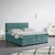 Boxspring Krevet Ethan 180/200 cm , petrolej plava