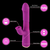 HiSmith HSG007 Conner Telescopic Dual Stimulation Vibrator Purple