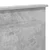 Vidaxl Vzglavje Beton Siva 100 cm Konstruirano leseno