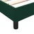 Vidaxl Box spring postelja z vzmetnico temno zelena 160x220 cm žamet
