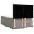 Vidaxl Box spring postelja z vzmetnico taupe 160x200 cm blago