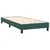Box Spring krevet s madracem i LED tamnozeleni 80x220 cm baršun