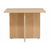 Miza Dallas 3747 Hrast, 75x100x100cm, MDF plošča, MDF plošča
