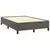 vidaXL Box spring postelja z vzmetnico temno siv 120x190 cm žamet