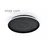 VESTA 551 Plafonska svetiljka, 38W 3000K, O 400, Crna