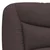 Vidaxl Posteljni okvir brez vzmetnice Hvar temno rjav 90x200 cm blago
