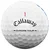Golf žogice Callaway Chrome Tour 26 White Triple Track