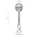 Lessentiel Maison Spoljna lampa BSU-68081-BSY-M3-B, 95 cm, Podna, IP65, E27, 60W, Crna