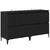 Komode 2 pcs Crni hrast 60 x 35 x 70 cm Konstruirano drvo