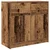 Komoda s ladicama staro drvo 80x34x76 cm konstruirano drvo