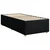 Vidaxl Box spring postelja z vzmetnico črna 90x200 cm blago