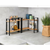 WENKO 53028100 - Polica LOU 30x33 cm crna/smeđa