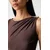Bardot Večerna obleka Reed 60435DB Rjava Slim Fit