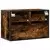 TV ormarić boja dimljenog hrasta 60x31x39,5 cm drveni i metal