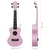 Set dječjeg ukulelea Soprano s torbom ružičasti 23 