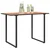 Vidaxl Vrtna miza Rjava 100 x 55 x 70 cm les