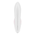Satisfyer Supernova Vibrator, Dvostruki, Silikonski, 17cm, Beli