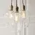 Endon 120648 - Luster na sajli 3xE27/10W/230V mesing