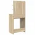 Vidaxl Toaletne mize za spalnice Sonoma hrast 80 x 39,6 x 135 cm