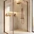 Tuš set s termostatom Rea Drop Brush Copper