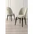 Hanah Home Set 6 trpezarijskih stolica Ritim Krem-Crni