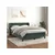 VIDAXL Box spring postelja z vzmetnico temno zelen 140x190 c