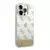 Maska Guess PC/ TPU Peony Glitter Script Logo za iPhone 14 Pro, Zlatna