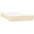 vidaXL vidaXL Box spring postelja z vzmetnico krem 200x200 cm blago, (20894334)