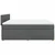 vidaXL Box spring postelja z vzmetnico temno siva 180x200 cm blago