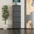 HANAH HOME Ormar za cipele Locking 4 Piece Metal Anthracite