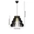 Opviq Luster Cloudy, 70cm, E27, Crni