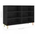 Komoda crna 103,5 x 35 x 70 cm od konstruiranog drva