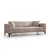 Atelier del Sofa Trosed na razvlačenje Horizon 95x43x173cm Svetlobraon