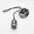Luster na sajli FLO 1xE27/15W/230V sjajni hrom/proziran