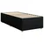 Vidaxl Box spring postelja z vzmetnico črna 80x200 cm blago