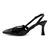 Mona shoes Ženske sandale na štiklu, Crne