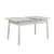HANAH HOME Trpezarijski set Santiago White Stone V2