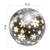 LED božićna dekoracija LED/0,3W/3xAA kugla prečnik 12 cm