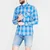 shumee Modra karirasta srajca Lee Cooper, velikost XXL