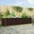 Vidaxl Dvignjena gredica Rjava 400 x 80 x 81 cm Jeklo