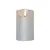 Eglo 411503 - LED sveća FLAMME RUSTIC LED/2xAA srebrna