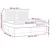Vidaxl Box spring postelja z vzmetnico temno rjava 180x200 cm blago