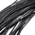 Alive Fantasy Long Leather Flogger Black