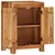 Vidaxl Komoda 55x35x75 cm trden akacijev les