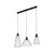 TK Lighting Viseča svetilka MODESTO BLACK 10149