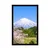 Plakat vulkan Fuji - 60x90 silver