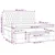 Vidaxl Box spring postelja z vzmetnico taupe 200x200 cm blago
