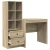 Stol s ladicama s policom s pohranom 2 pcs Sonoma hrast