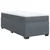 vidaXL Box spring postelja z vzmetnico temno siva 80x200 cm žamet