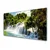 tulup.si Slika na steklu Forest slap narava 120x60 cm 4 obešalnika